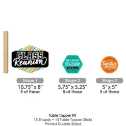 Big Dot Of Happiness Still Got Class - High School Reunion Party Centerpiece Sticks - Table Toppers - Set Of 15 -Aurora Party Sales GUEST e063caa7 57ba 4ca3 860f e8bb97a0514e