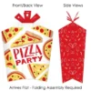 Big Dot Of Happiness Pizza Party Time - Table Decorations - Baby Shower Or Birthday Party Fold And Flare Centerpieces - 10 Count