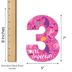 Big Dot Of Happiness 3rd Birthday Roar Dinosaur Girl - Shaped Fill-In Three Rex Dino Third Birthday Party Invitation Cards With Envelopes - 12 Ct 8 Big Dot Of Happiness 3rd Birthday Roar Dinosaur Girl - Shaped Fill-In Three Rex Dino Third Birthday Party Invitation Cards With Envelopes - 12 Ct -Aurora Party Sales GUEST e126c368 cf0b 4d9f b8e1 e8924f00ad12