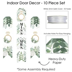 Big Dot Of Happiness Boho Botanical Bride - Vertical Door Banners - Greenery Bridal Shower & Wedding Party Wall Decoration Kit - Indoor Door Decor -Aurora Party Sales GUEST e16738ca c842 4701 b3a7 9f88b47d13b8
