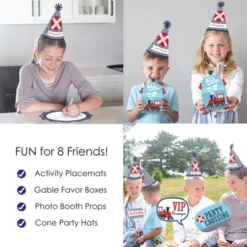 Big Dot Of Happiness Railroad Party Crossing - Steam Train Happy Birthday Party Supplies Kit - Ready To Party Pack - 8 Guests -Aurora Party Sales GUEST e1f72d26 7f9d 4677 9a5e cace5abeeec2