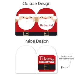 Big Dot Of Happiness Jolly Santa Claus - Christmas Giant Greeting Card - Big Shaped Jumborific Card -Aurora Party Sales GUEST e2bc3c53 3f05 4f83 aeb6 649c7cbc25aa