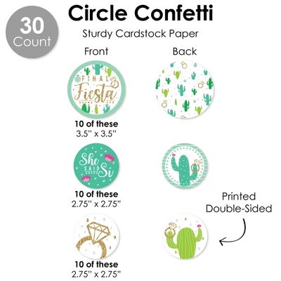 Big Dot Of Happiness Final Fiesta - Last Fiesta Bachelorette Party Supplies Decoration Kit - Decor Galore Party Pack - 51 Pieces 6 Big Dot Of Happiness Final Fiesta - Last Fiesta Bachelorette Party Supplies Decoration Kit - Decor Galore Party Pack - 51 Pieces - Image 6