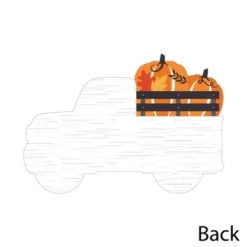 Big Dot Of Happiness Happy Fall Truck - Shaped Thank You Cards - Harvest Pumpkin Party Thank You Note Cards With Envelopes - Set Of 12 -Aurora Party Sales GUEST e5c6302e b90c 4dcb aea7 dd795d3f7b9b