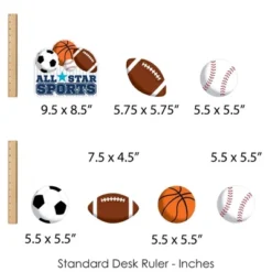 Big Dot Of Happiness Go, Fight, Win - Sports - Baby Shower Or Birthday Party Centerpiece Sticks - Showstopper Table Toppers - 35 Pieces 11 Big Dot Of Happiness Go, Fight, Win - Sports - Baby Shower Or Birthday Party Centerpiece Sticks - Showstopper Table Toppers - 35 Pieces -Aurora Party Sales GUEST e5f40533 6540 4b33 b7d3 b7f02d03f9e1