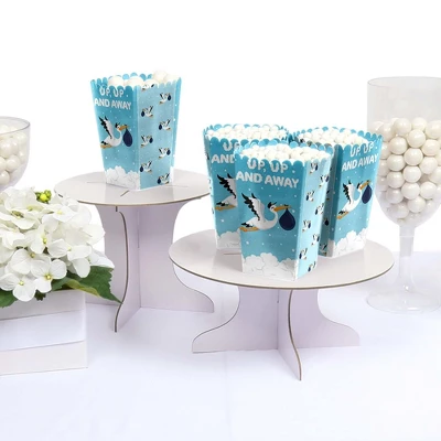 Big Dot Of Happiness Boy Special Delivery - Blue It's A Boy Stork Baby Shower Favor Popcorn Treat Boxes - Set Of 12 2 Big Dot Of Happiness Boy Special Delivery - Blue It's A Boy Stork Baby Shower Favor Popcorn Treat Boxes - Set Of 12 - Image 2