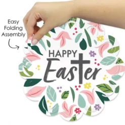 Big Dot Of Happiness Religious Easter - Christian Holiday Party Round Table Decorations - Paper Chargers - Place Setting For 12 -Aurora Party Sales GUEST e6431729 6fed 40e2 bd64 119782eb757e