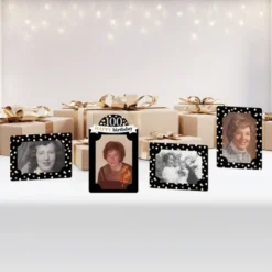 Big Dot Of Happiness Adult 100th Birthday - Gold - Birthday Party 4x6 Picture Display - Paper Photo Frames - Set Of 12 -Aurora Party Sales GUEST e6694d28 1ef8 442b 89c4 331465caddc1
