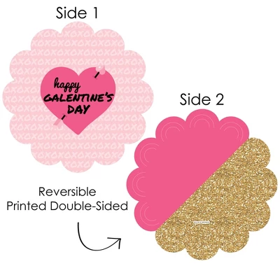 Big Dot Of Happiness Be My Galentine - Galentine's & Valentine's Day Party Round Table Decorations - Paper Chargers - Place Setting For 12 2 Big Dot Of Happiness Be My Galentine - Galentine's & Valentine's Day Party Round Table Decorations - Paper Chargers - Place Setting For 12 - Image 2