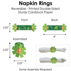 Big Dot Of Happiness Jungle Party Animals Zoo Animal Birthday Party & Baby Shower Paper Charger & Table Decorations Chargerific Kit Setting For 8 -Aurora Party Sales GUEST e73e9e9a 5771 424e b7bf 63b9ee0df1f1