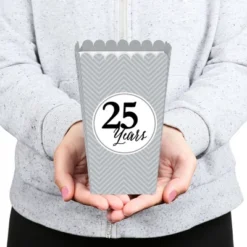 Big Dot Of Happiness We Still Do - Silver 25th Wedding Anniversary Party Favors Popcorn Treat Boxes - Set Of 12 5 Big Dot Of Happiness We Still Do - Silver 25th Wedding Anniversary Party Favors Popcorn Treat Boxes - Set Of 12 -Aurora Party Sales GUEST e74dec0d d2b2 415d ac86 4e34c1d8656b