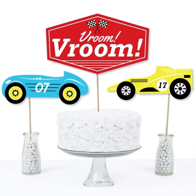Big Dot Of Happiness Let's Go Racing - Racecar - Race Car Birthday Party Or Baby Shower Centerpiece Sticks - Table Toppers - Set Of 15 2 Big Dot Of Happiness Let's Go Racing - Racecar - Race Car Birthday Party Or Baby Shower Centerpiece Sticks - Table Toppers - Set Of 15 - Image 2