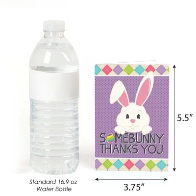 Big Dot Of Happiness Hippity Hoppity - Easter Bunny Party Thank You Cards (8 Count) 2 Big Dot Of Happiness Hippity Hoppity - Easter Bunny Party Thank You Cards (8 Count) - Image 2
