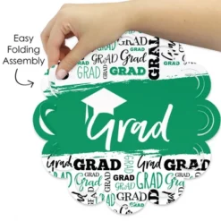 Big Dot Of Happiness Green Grad - Best Is Yet To Come - Green Graduation Party Round Table Decorations - Paper Chargers - Place Setting For 12 8 Big Dot Of Happiness Green Grad - Best Is Yet To Come - Green Graduation Party Round Table Decorations - Paper Chargers - Place Setting For 12 -Aurora Party Sales GUEST e847b538 46aa 4ad0 a007 6e7df91fbc6a