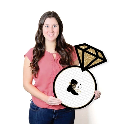 Big Dot Of Happiness Nash Bash - Ring Guest Book Sign - Nashville Bachelorette Party Guestbook Alternative - Signature Mat 4 Big Dot Of Happiness Nash Bash - Ring Guest Book Sign - Nashville Bachelorette Party Guestbook Alternative - Signature Mat - Image 4