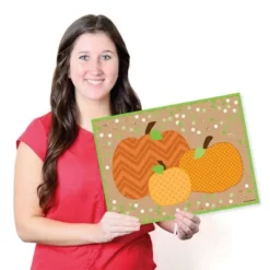 Big Dot Of Happiness Pumpkin Patch - Party Table Decorations - Fall, Halloween Or Thanksgiving Party Placemats - Set Of 16 -Aurora Party Sales GUEST e917c6f3 f23a 44fc 8112 edf62ae2061d