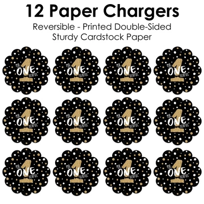 Big Dot Of Happiness 1st Birthday Little Mr. Onederful - Boy First Birthday Party Round Table Decorations - Paper Chargers - Place Setting For 12 4 Big Dot Of Happiness 1st Birthday Little Mr. Onederful - Boy First Birthday Party Round Table Decorations - Paper Chargers - Place Setting For 12 - Image 4