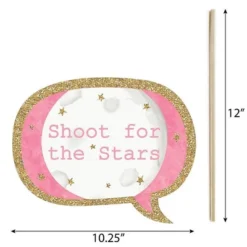 Big Dot Of Happiness Funny Pink Twinkle Twinkle Little Star - Baby Shower Or Birthday Party Photo Booth Props Kit - 10 Piece -Aurora Party Sales GUEST eaa1ef15 af14 4f41 b1ff 50e20ef7d592