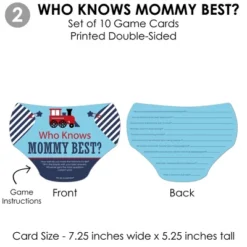 Big Dot Of Happiness Railroad Party Crossing - 4 Steam Train Baby Shower Games - 10 Cards Each - Gamerific Bundle -Aurora Party Sales GUEST eac569da 02eb 4a2c 91b9 62509054e22b