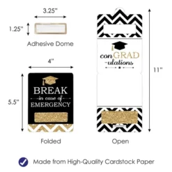 Big Dot Of Happiness Tassel Worth The Hassle - Gold - DIY Assorted Graduation Cash Holder Gift - Funny Money Cards - Set Of 6 8 Big Dot Of Happiness Tassel Worth The Hassle - Gold - DIY Assorted Graduation Cash Holder Gift - Funny Money Cards - Set Of 6 -Aurora Party Sales GUEST eb848649 cdaa 471b 9b5a d98a086905be