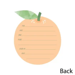 Big Dot Of Happiness Little Clementine - Shaped Fill-In Invitations Orange Citrus Baby Shower Or Birthday Party Invitation Cards With Envelopes 12 Ct 6 Big Dot Of Happiness Little Clementine - Shaped Fill-In Invitations Orange Citrus Baby Shower Or Birthday Party Invitation Cards With Envelopes 12 Ct -Aurora Party Sales GUEST eb9f8a8e 18b3 4647 9fe9 d51c2f763c43