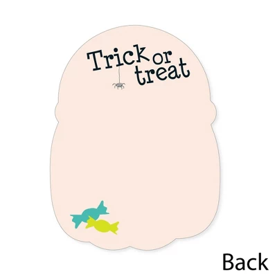 Big Dot Of Happiness Trick Or Treat - Shaped Thank You Cards - Halloween Party Thank You Note Cards With Envelopes - Set Of 12 3 Big Dot Of Happiness Trick Or Treat - Shaped Thank You Cards - Halloween Party Thank You Note Cards With Envelopes - Set Of 12 - Image 3