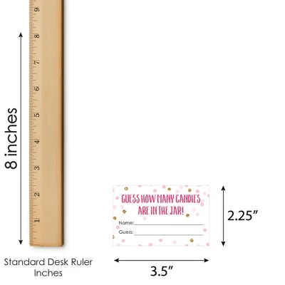 Big Dot Of Happiness Little Princess Crown - How Many Candies Pink Baby Shower Or Birthday Party Game - 1 Stand And 40 Cards - Candy Guessing Game 6 Big Dot Of Happiness Little Princess Crown - How Many Candies Pink Baby Shower Or Birthday Party Game - 1 Stand And 40 Cards - Candy Guessing Game - Image 6