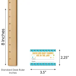 Big Dot Of Happiness Monster Bash - How Many Candies Little Monster Birthday Party Or Baby Shower Game - 1 Stand And 40 Cards - Candy Guessing Game -Aurora Party Sales GUEST ec01127f faa5 41ac adee 9f51a08da8fc