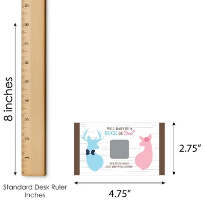 Big Dot Of Happiness Boy Buck Or Doe - Hunting Gender Reveal Scratch Off Cards - Baby Shower Game - 22 Count 4 Big Dot Of Happiness Boy Buck Or Doe - Hunting Gender Reveal Scratch Off Cards - Baby Shower Game - 22 Count - Image 4