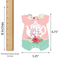 Big Dot Of Happiness Floral Let's Par-Tea - Picture Bingo Cards And Markers - Garden Tea Party Baby Shower Shaped Bingo Game - Set Of 18 -Aurora Party Sales GUEST ed0f9616 df95 4f4d a37f 932921d8c1df