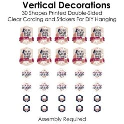 Big Dot Of Happiness But First, Wine - Wine Tasting Party DIY Dangler Backdrop - Hanging Vertical Decorations - 30 Pieces -Aurora Party Sales GUEST ed35d13e 9a94 4963 a7d7 dff44859a482