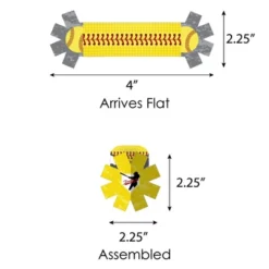 Big Dot Of Happiness Grand Slam - Fastpitch Softball - Birthday Party Or Baby Shower Paper Napkin Holder - Napkin Rings - Set Of 24 -Aurora Party Sales GUEST ed3b8e34 1669 4570 9194 87d487290f47