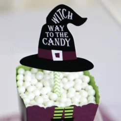 Big Dot Of Happiness Happy Halloween - Paper Straw Decor - Witch Party Striped Decorative Straws - Set Of 24 -Aurora Party Sales GUEST edaa280d 914f 46e2 9952 b573d1111ca4