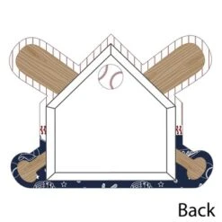 Big Dot Of Happiness Batter Up - Baseball - Shaped Thank You Cards - Baby Shower Or Birthday Party Thank You Note Cards With Envelopes - Set Of 12 -Aurora Party Sales GUEST ee57538a e3da 49ba 9b61 716a8e289158