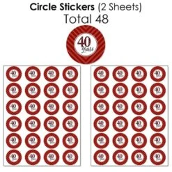 Big Dot Of Happiness We Still Do - 40th Wedding Anniversary - Anniversary Party Candy Favor Sticker Kit - 304 Pieces 9 Big Dot Of Happiness We Still Do - 40th Wedding Anniversary - Anniversary Party Candy Favor Sticker Kit - 304 Pieces -Aurora Party Sales GUEST eeda30b1 d684 4482 9b46 e3aafec6f0a3