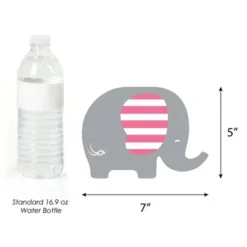 Big Dot Of Happiness Pink Elephant - Decorations DIY Girl Baby Shower Or Birthday Party Essentials - Set Of 20 -Aurora Party Sales GUEST ef4dbfd5 56f5 4279 82bc ecd2b809bf86
