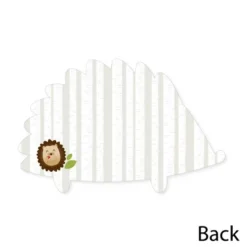 Big Dot Of Happiness Forest Hedgehogs - Shaped Thank You Cards - Woodland Birthday Party Or Baby Shower Thank You Note Cards With Envelopes - 12 Ct -Aurora Party Sales GUEST f1133219 cef4 4df3 97cd 7d4b59826d23