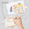 Big Dot Of Happiness Groovy Grad - Shaped Fill-In Invitations - Hippie Graduation Party Invitation Cards With Envelopes - Set Of 12