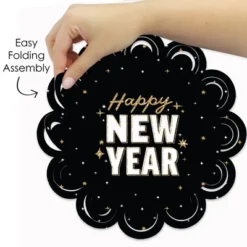 Big Dot Of Happiness Hello New Year - NYE Party Round Table Decorations - Paper Chargers - Place Setting For 12 8 Big Dot Of Happiness Hello New Year - NYE Party Round Table Decorations - Paper Chargers - Place Setting For 12 -Aurora Party Sales GUEST f1a6e8ef c2e6 48df b561 5195bca785e8