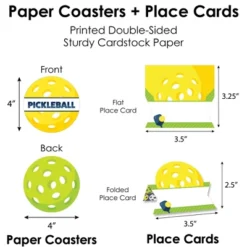 Big Dot Of Happiness Let's Rally Pickleball Birthday Or Retirement Party Paper Charger And Table Decorations Chargerific Kit Place Setting For 8 -Aurora Party Sales GUEST f221d6b2 4622 4bd6 8919 19649753e3f3