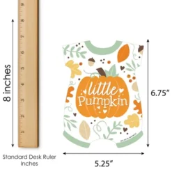 Big Dot Of Happiness Little Pumpkin - Picture Bingo Cards And Markers - Fall Baby Shower Shaped Bingo Game - Set Of 18 -Aurora Party Sales GUEST f2383f8e 30a7 40f4 a362 a4d3bbda4fa6
