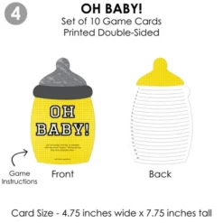 Big Dot Of Happiness Grand Slam - Fastpitch Softball - 4 Baby Shower Games - 10 Cards Each - Gamerific Bundle 11 Big Dot Of Happiness Grand Slam - Fastpitch Softball - 4 Baby Shower Games - 10 Cards Each - Gamerific Bundle -Aurora Party Sales GUEST f267d7b9 5bcc 4fec aa9a 4a8d0a8d06ed