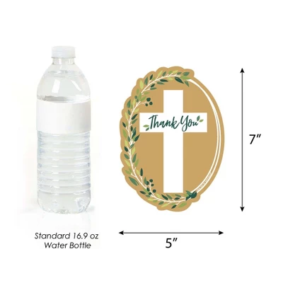 Big Dot Of Happiness Elegant Cross - Shaped Thank You Cards - Religious Party Thank You Note Cards With Envelopes - Set Of 12 4 Big Dot Of Happiness Elegant Cross - Shaped Thank You Cards - Religious Party Thank You Note Cards With Envelopes - Set Of 12 - Image 4