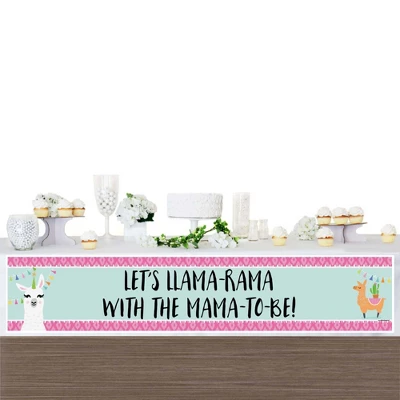 Big Dot Of Happiness Whole Llama Fun - Llama Fiesta Baby Shower Decorations Party Banner 2 Big Dot Of Happiness Whole Llama Fun - Llama Fiesta Baby Shower Decorations Party Banner - Image 2