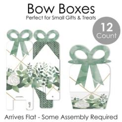 Big Dot Of Happiness Boho Botanical - Square Favor Gift Boxes - Greenery Party Bow Boxes - Set Of 12 -Aurora Party Sales GUEST f4fca477 4b89 4aaa 881d 917ac43ec915