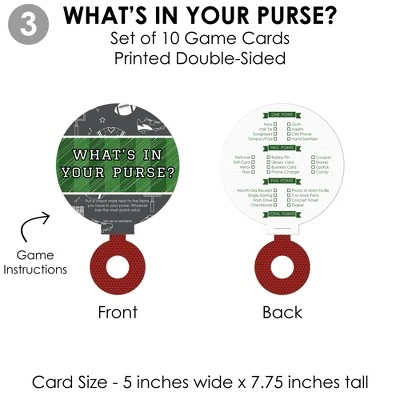 Big Dot Of Happiness End Zone - Football - 4 Baby Shower Games - 10 Cards Each - Gamerific Bundle 5 Big Dot Of Happiness End Zone - Football - 4 Baby Shower Games - 10 Cards Each - Gamerific Bundle - Image 5