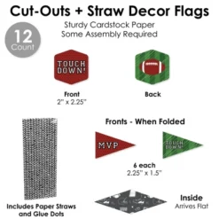 Big Dot Of Happiness End Zone - Football - DIY Baby Shower Or Birthday Party Concession Signs - Snack Bar Decorations Kit - 50 Pieces -Aurora Party Sales GUEST f61ae92b f717 4e9b 9964 4bb526e3ced3