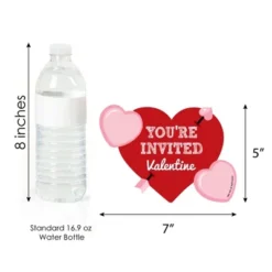 Big Dot Of Happiness Conversation Hearts - Shaped Fill-in Invitations - Valentine's Day Party Invitation Cards With Envelopes - Set Of 12 -Aurora Party Sales GUEST f7a88403 358b 4543 8211 ecadd4775b2d