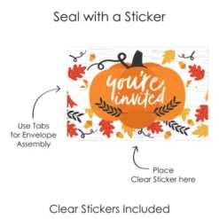Big Dot Of Happiness Fall Pumpkin - Fill-In Cards - Halloween Or Thanksgiving Party Fold And Send Invitations - Set Of 8 -Aurora Party Sales GUEST f7fc5563 59e9 41e7 93a6 050b375196ed