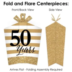 Big Dot Of Happiness We Still Do - 50th Wedding Anniversary - Anniversary Party Decor And Confetti - Terrific Table Centerpiece Kit - Set Of 30 -Aurora Party Sales GUEST f8de96e2 cc65 446a 9832 4cdee7a6e05e